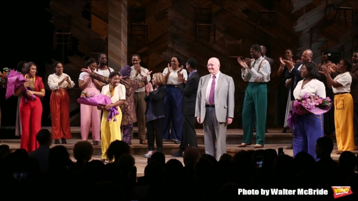 Jennifer Hudson, Cynthia Erivo, Allee Willis, Marsha Norman, John Doyle, Danielle Brooks with cast  at 