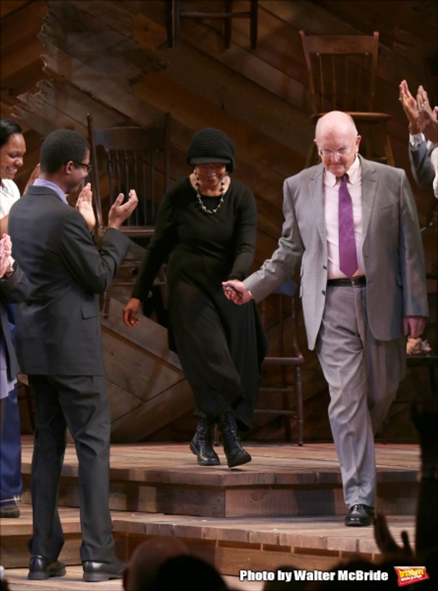 Photo Coverage: Cynthia Erivo, Jennifer Hudson & THE COLOR PURPLE Cast Take Opening Night Bows  Image