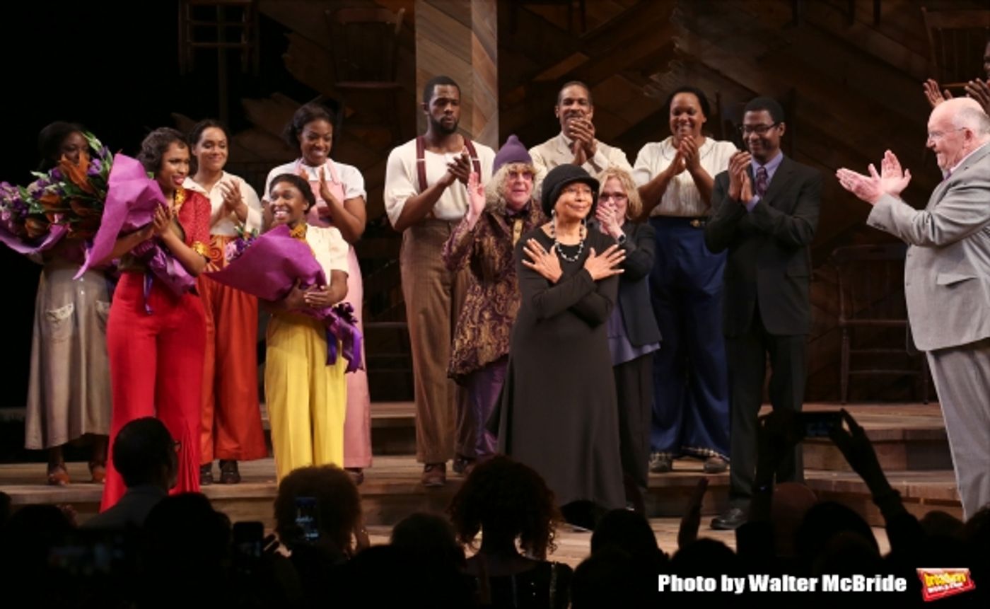 Photo Coverage: Cynthia Erivo, Jennifer Hudson & THE COLOR PURPLE Cast Take Opening Night Bows  Image