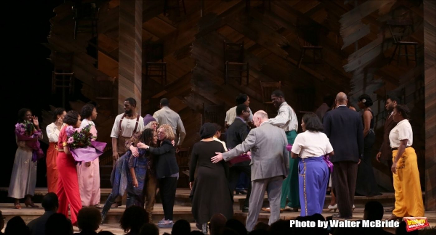Photo Coverage: Cynthia Erivo, Jennifer Hudson & THE COLOR PURPLE Cast Take Opening Night Bows  Image