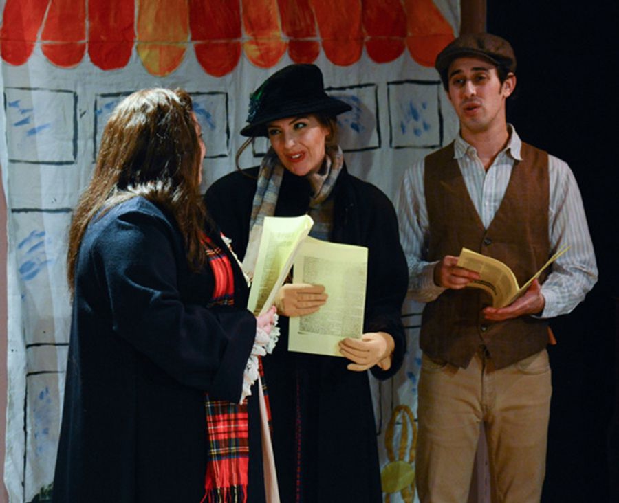 Photo Flash: The Most Famous Editorial Line Comes to Life at the Heights Players Image