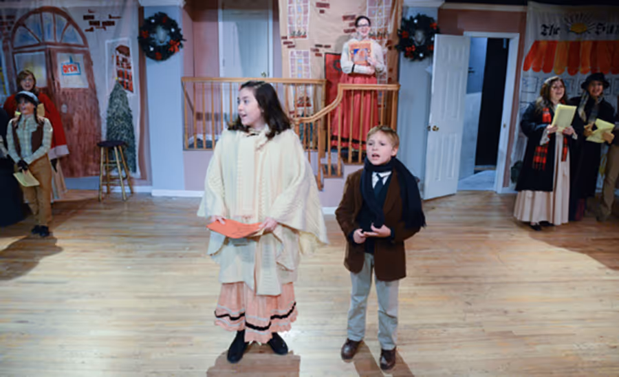Photo Flash: The Most Famous Editorial Line Comes to Life at the Heights Players Image