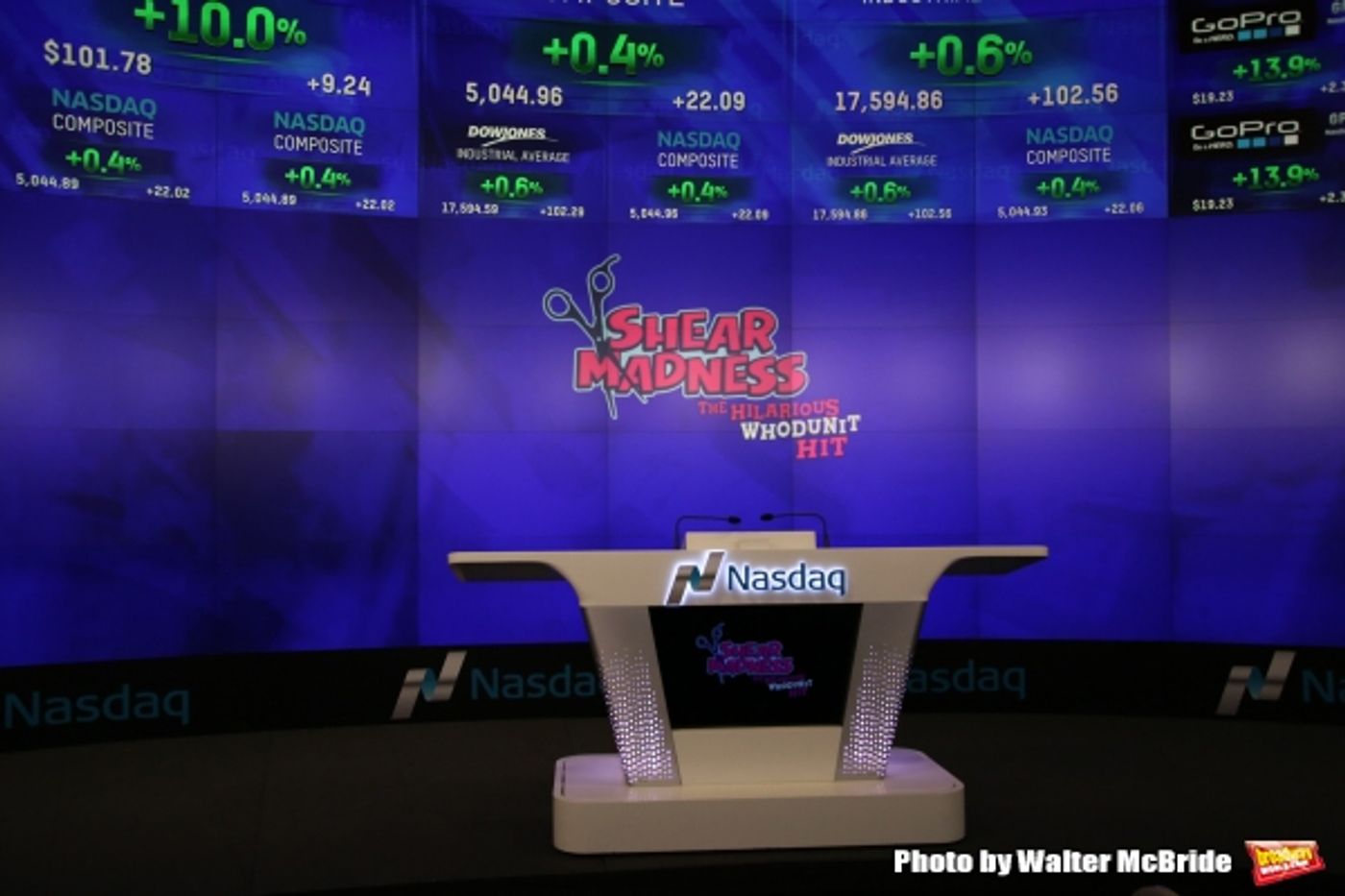 Photo Coverage: SHEAR MADNESS Cast Rings the NASDAQ Closing Bell  Image