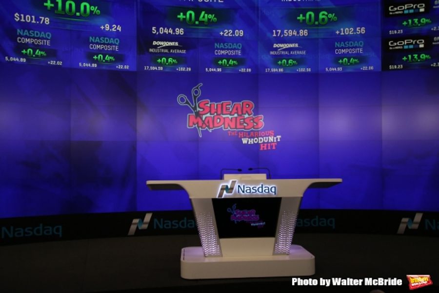 Photo Coverage: SHEAR MADNESS Cast Rings the NASDAQ Closing Bell Image