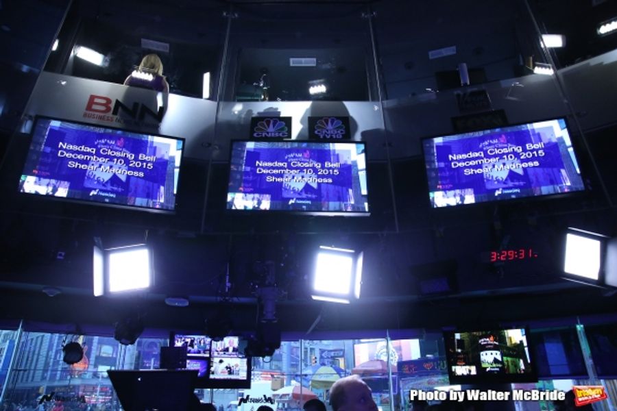 Photo Coverage: SHEAR MADNESS Cast Rings the NASDAQ Closing Bell Image