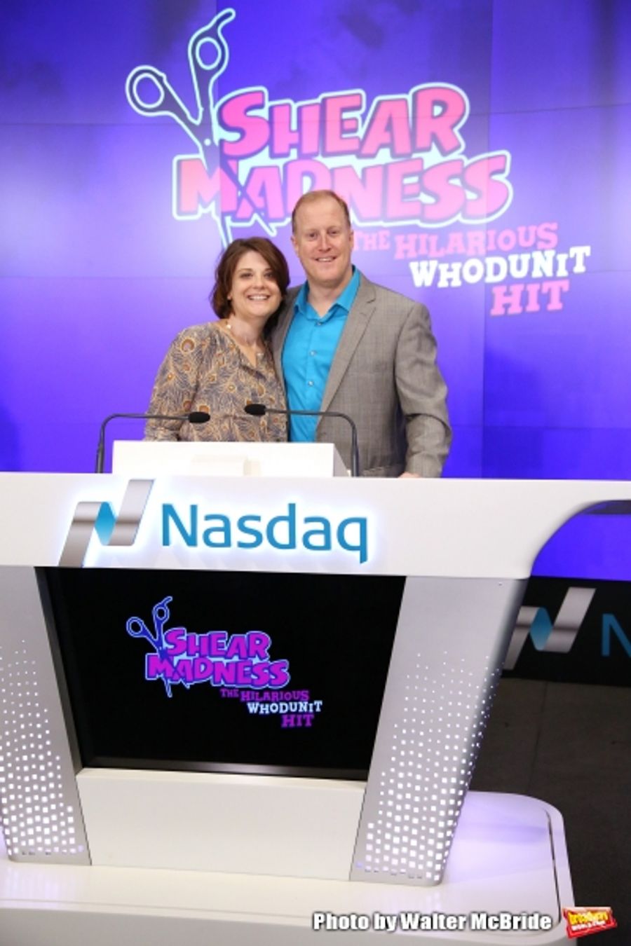 Photo Coverage: SHEAR MADNESS Cast Rings the NASDAQ Closing Bell Image