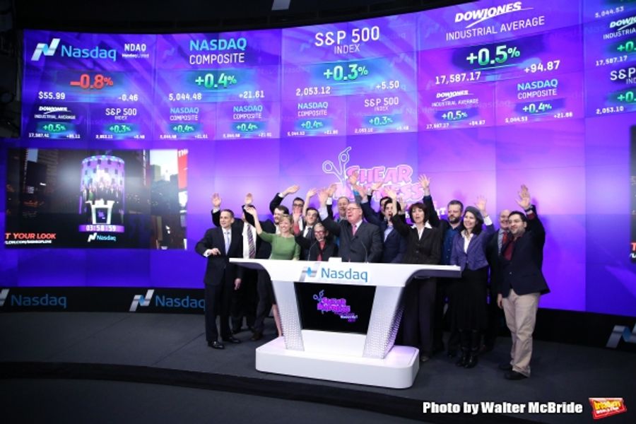 Photo Coverage: SHEAR MADNESS Cast Rings the NASDAQ Closing Bell Image