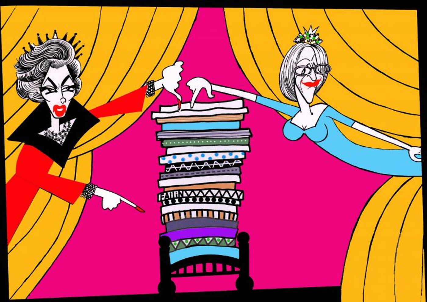 BWW Exclusive: Ken Fallin Draws the Stage - ONCE UPON A MATTRESS  Image