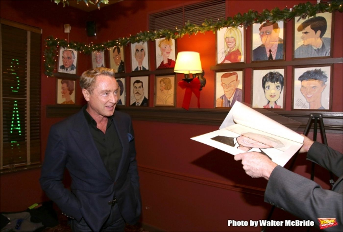 Photo Coverage: LORD OF THE DANCE's Michael Flatley Gets a Sardi's Portrait!  Image