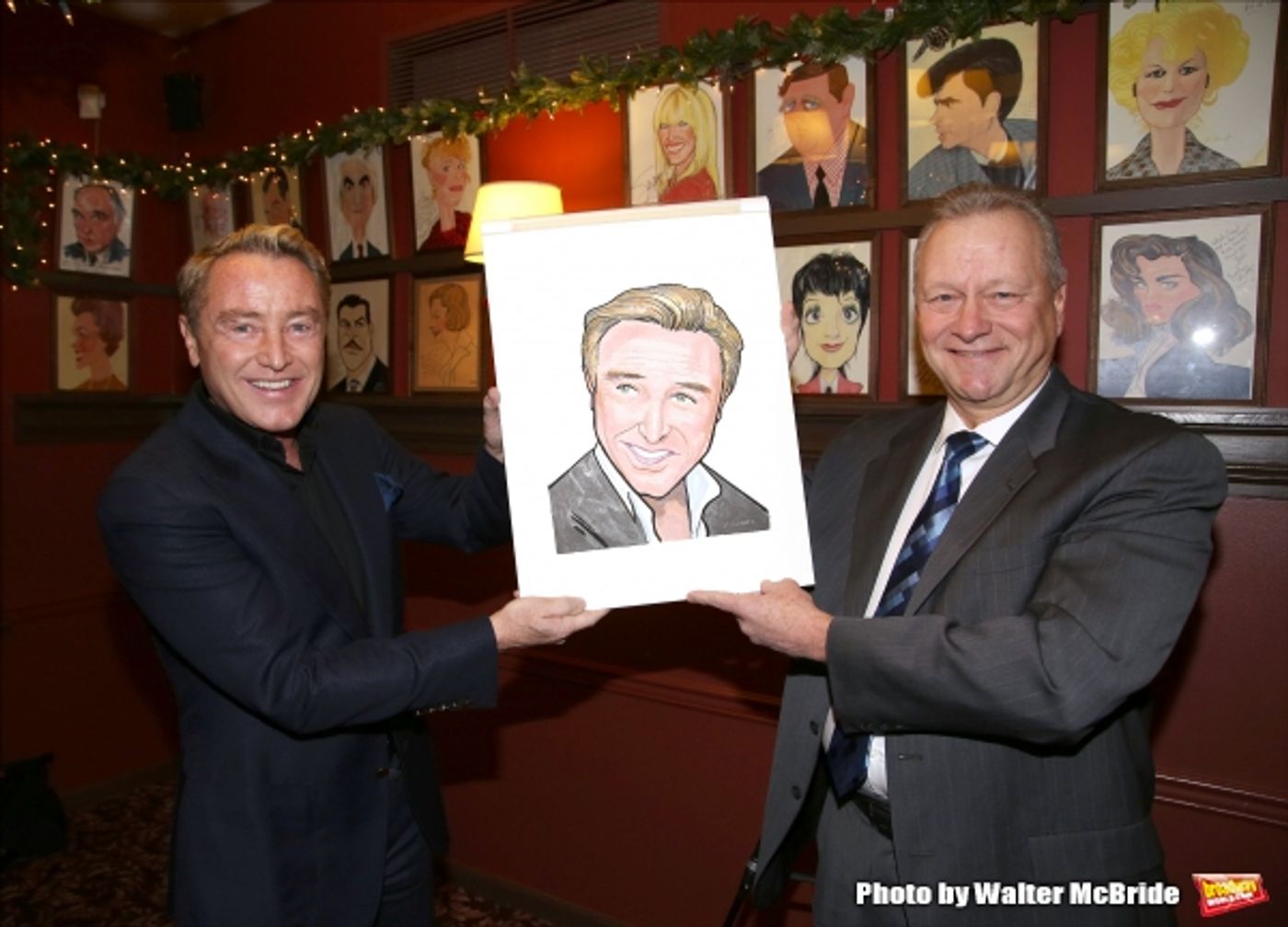 Photo Coverage: LORD OF THE DANCE's Michael Flatley Gets a Sardi's Portrait!  Image