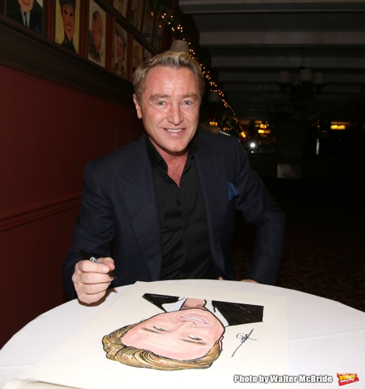Photo Coverage: LORD OF THE DANCE's Michael Flatley Gets a Sardi's Portrait!  Image