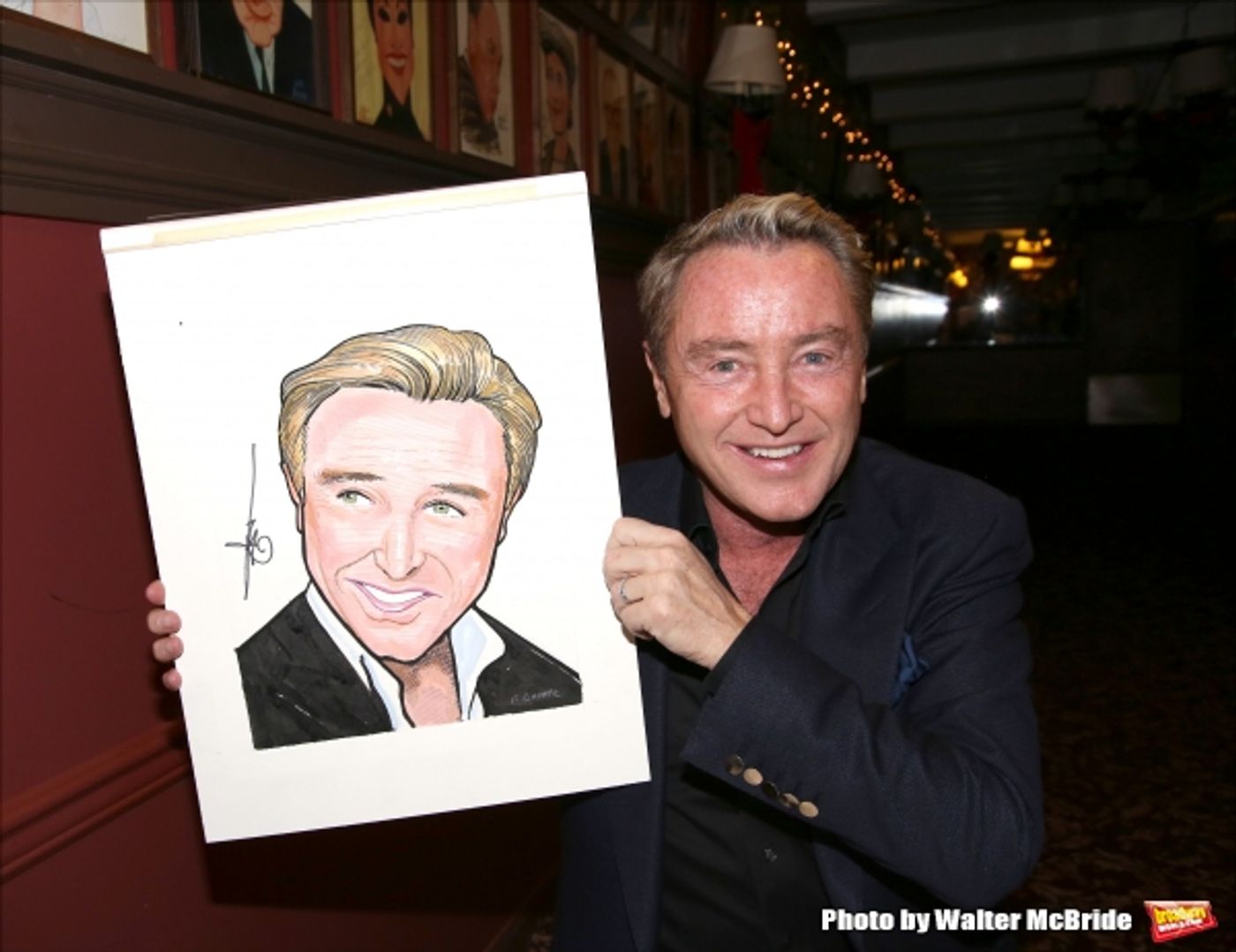 Photo Coverage: LORD OF THE DANCE's Michael Flatley Gets a Sardi's Portrait!  Image