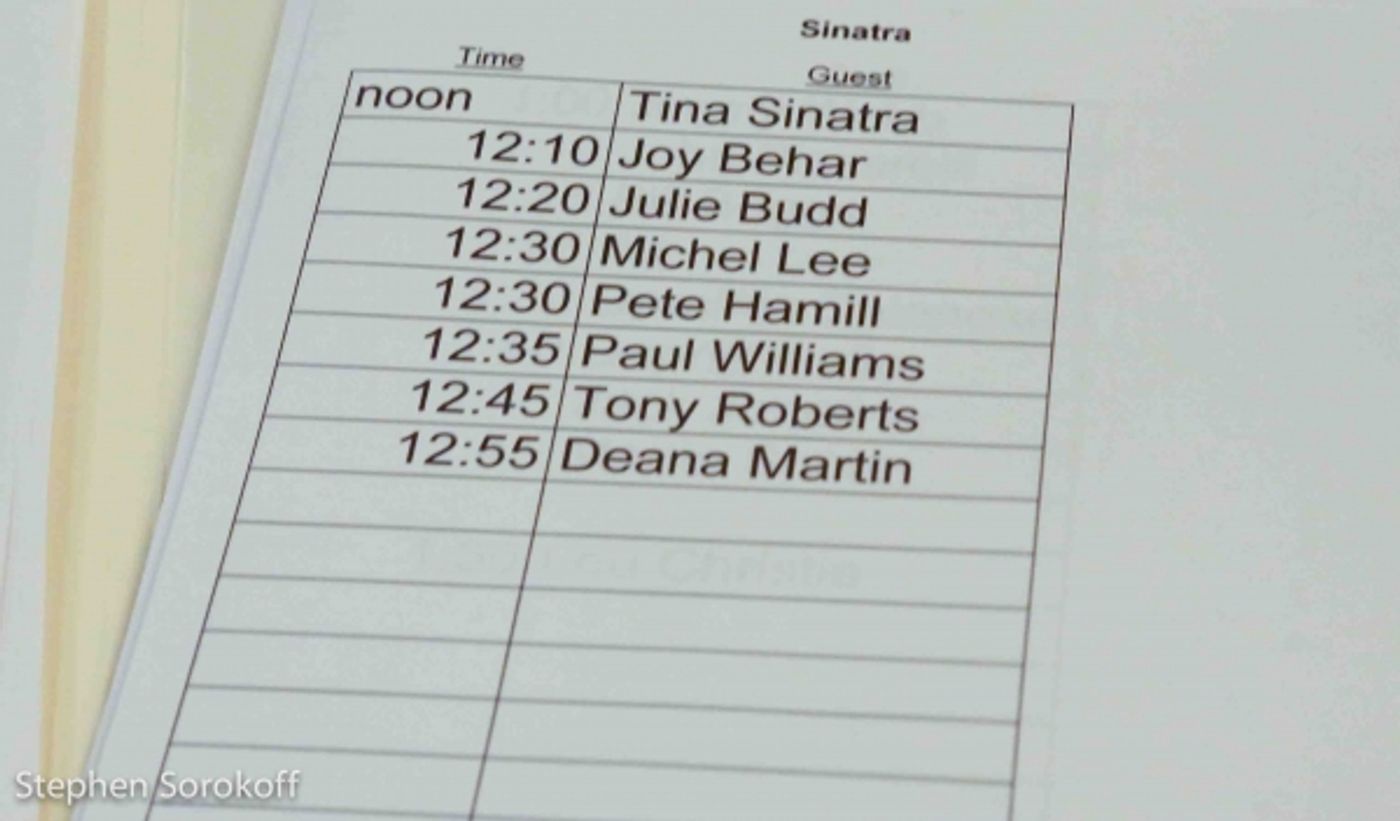 Photo Coverage: SiriusXM Radio Hosts Frank Sinatra's 100th Birthday Broadcast Photo Coverage: SiriusXM Radio Hosts Frank Sinatra's 100th Birthday Broadcast Image