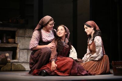 Melanie Moore, Alexandra Silber and Samantha Massell Photo