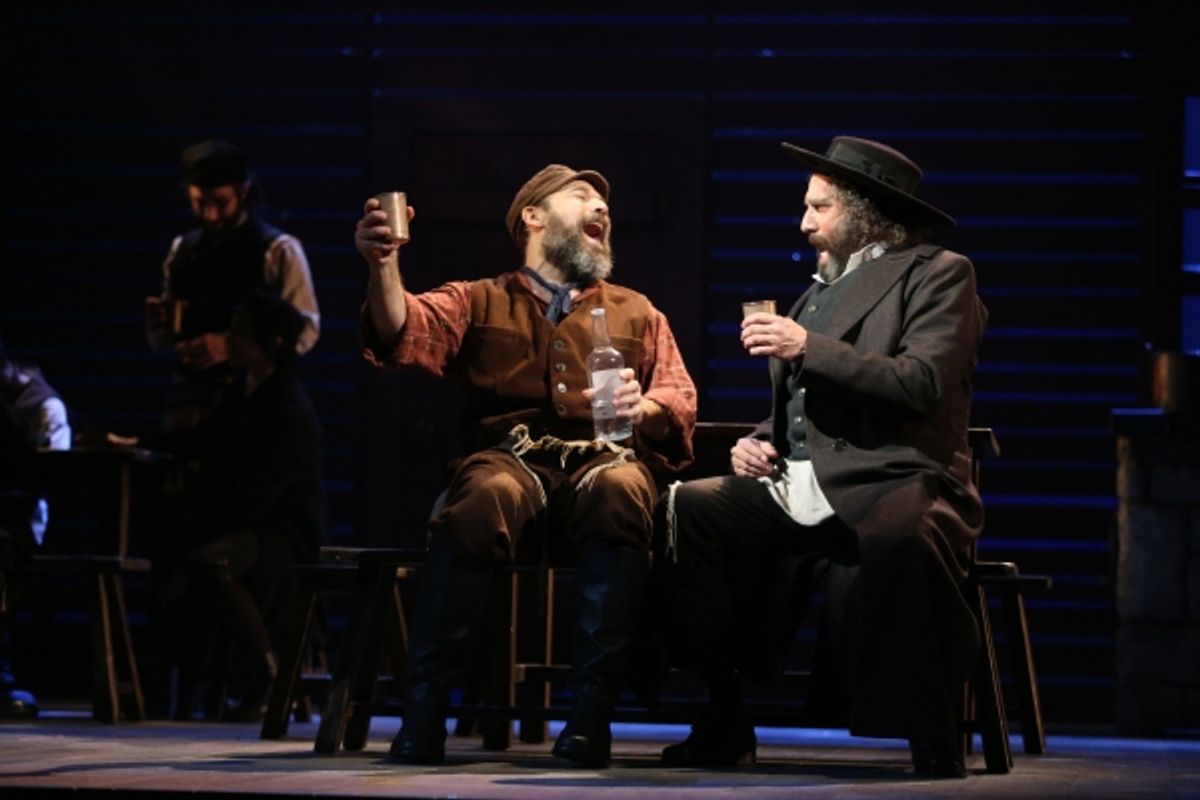  George Psomas, Danny Burstein and Adam Dannheisser at 