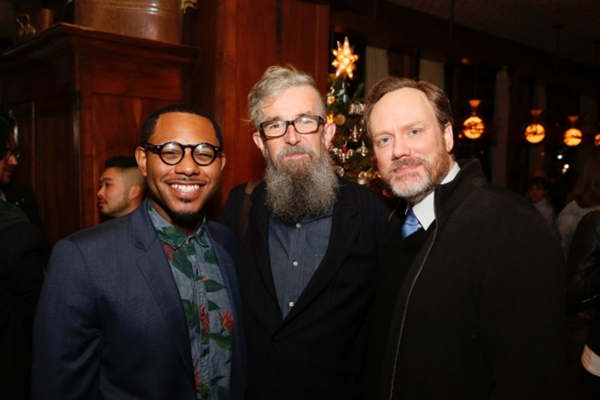 Larry Powell,  Les Waters and Andrew Garman at 