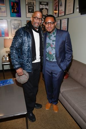 Reg E. Cathey and Larry Powell Photo