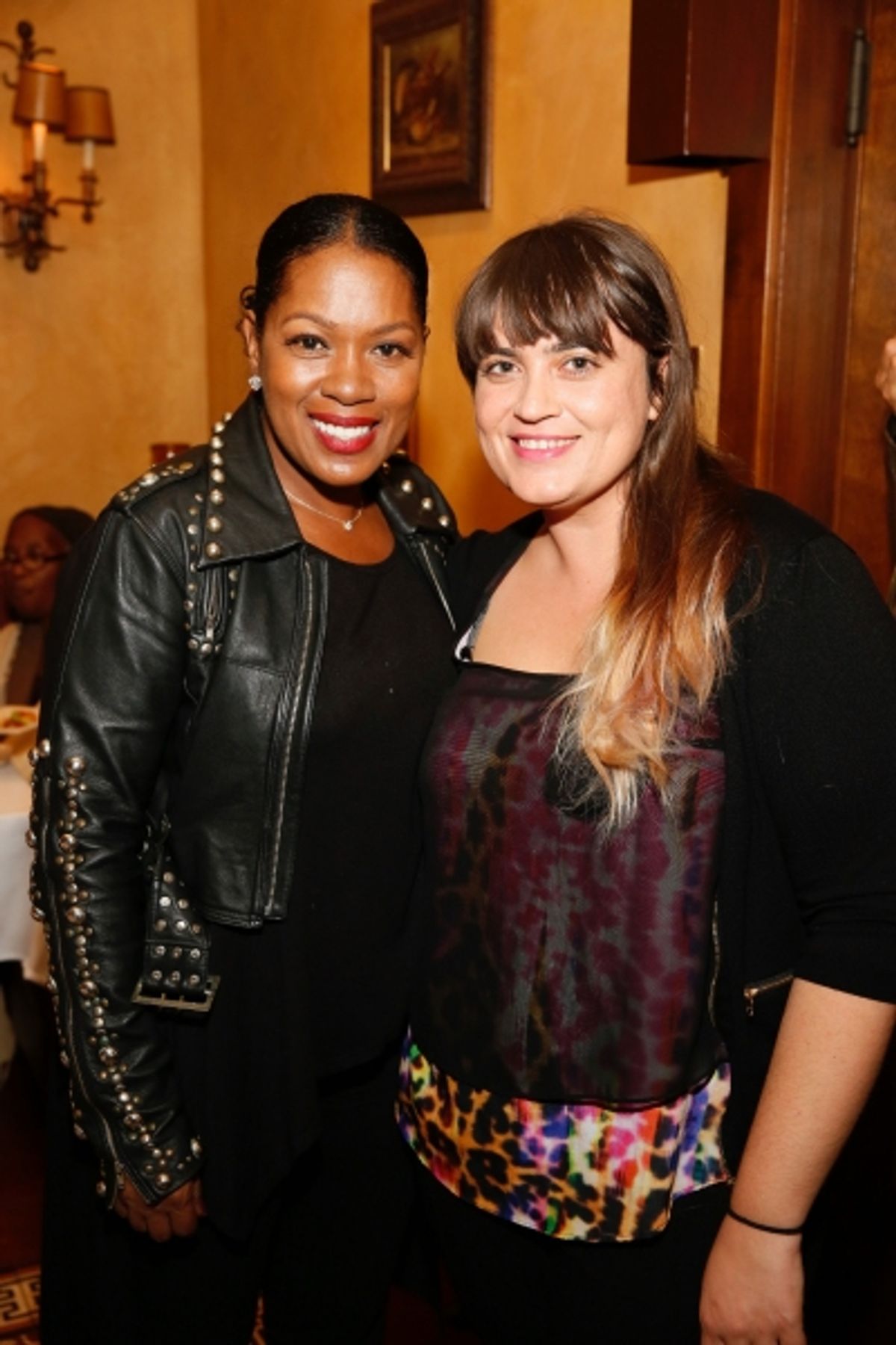 Choir members Pjay Phillips and Tiffany Moon at 