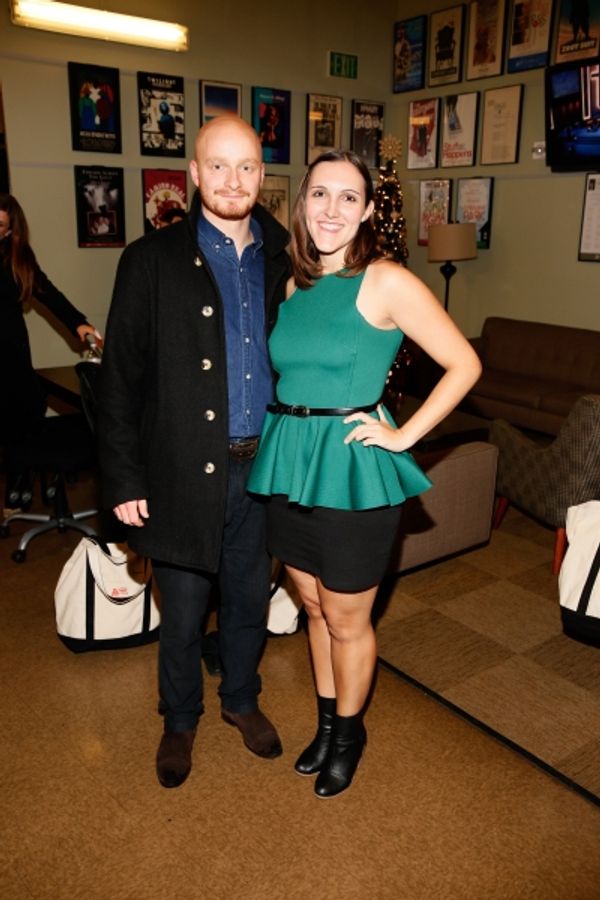 Choir members Turner Frankosky and Allison Aoun Photo