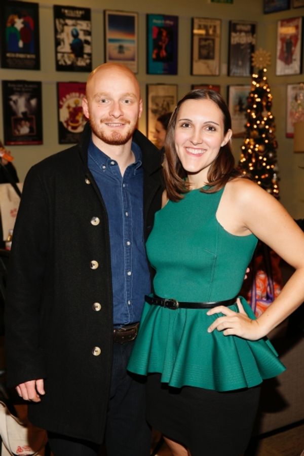 Choir members Turner Frankosky and Allison Aoun Photo