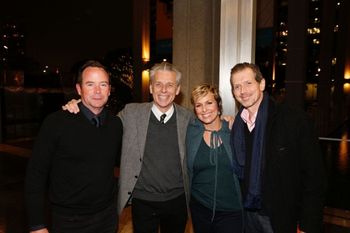 CTG Associate Artistic  Kelley Kirkpatrick, CTG Artistic  Michael Ritchie and 
actors Melora Hardin and Gildart Jackson at 