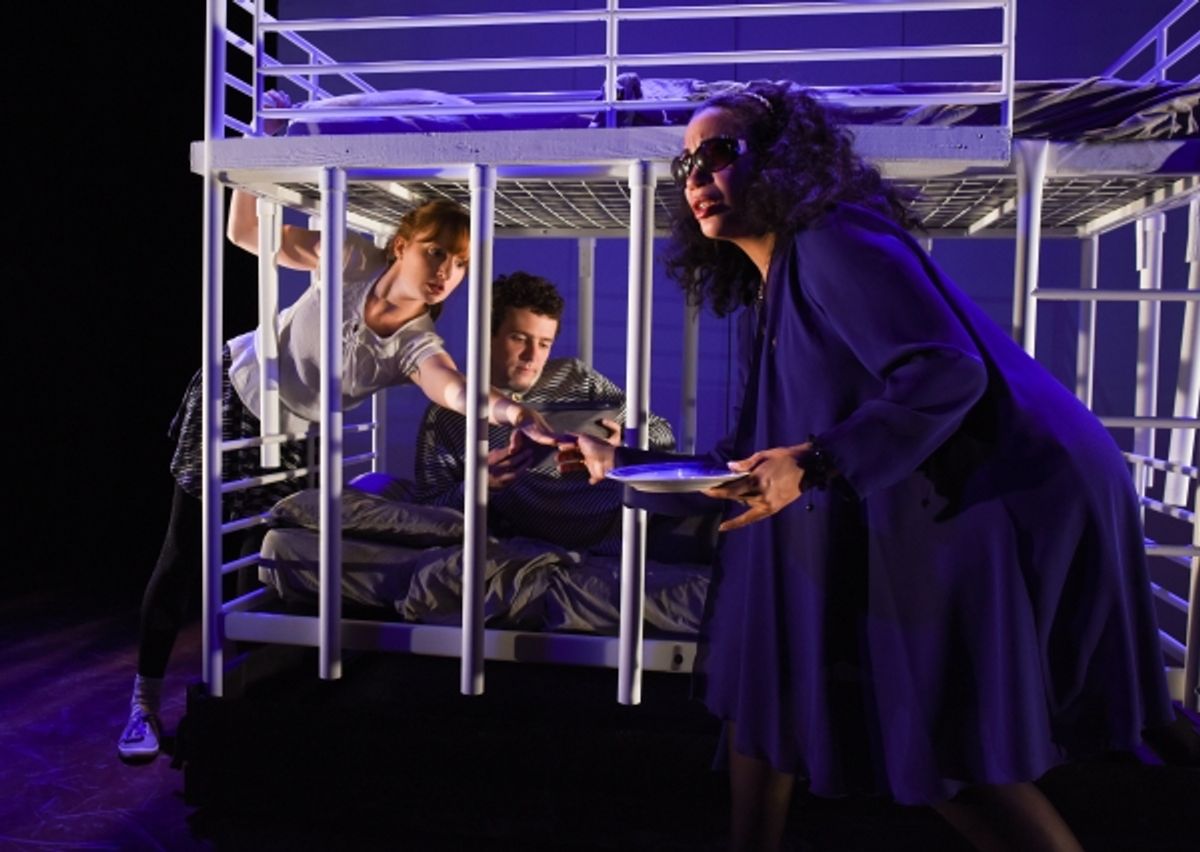 Clare O''Malley (as Gretel), Sean Bradley (as Hansel), Anita Holland (as The Witch) at 