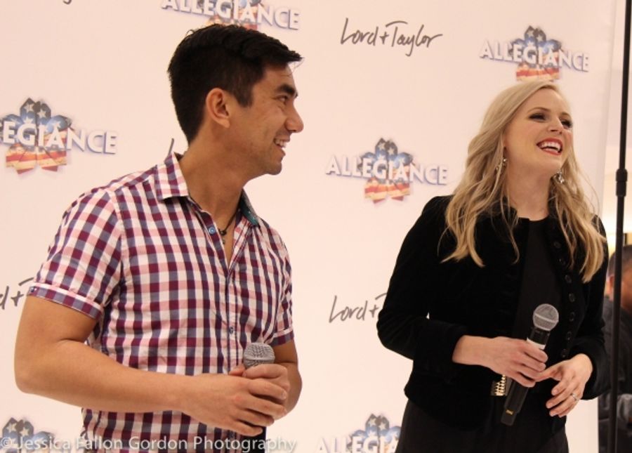 Photo Coverage: ALLEGIANCE Cast Spreads Holiday Cheer at Lord & Taylor! Image