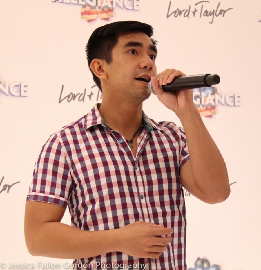 Photo Coverage: ALLEGIANCE Cast Spreads Holiday Cheer at Lord & Taylor! Image