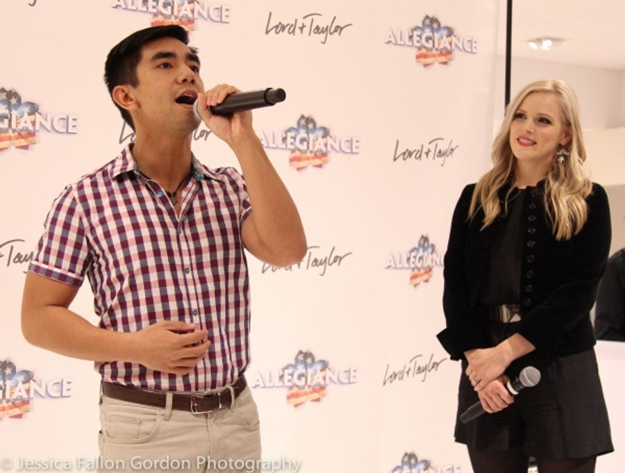 Photo Coverage: ALLEGIANCE Cast Spreads Holiday Cheer at Lord & Taylor! Image