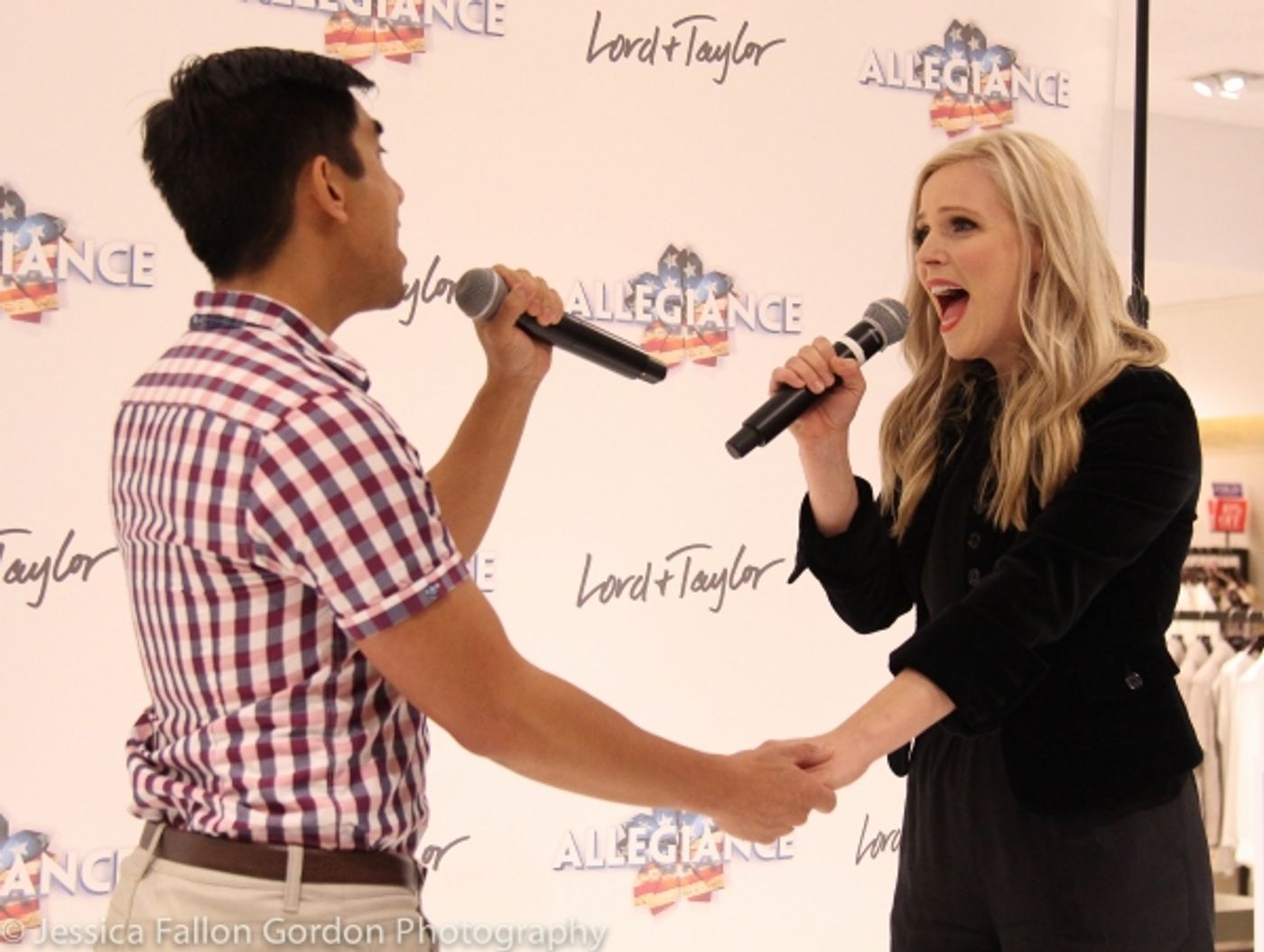 Photo Coverage: ALLEGIANCE Cast Spreads Holiday Cheer at Lord & Taylor! Photo Coverage: ALLEGIANCE Cast Spreads Holiday Cheer at Lord & Taylor! Image
