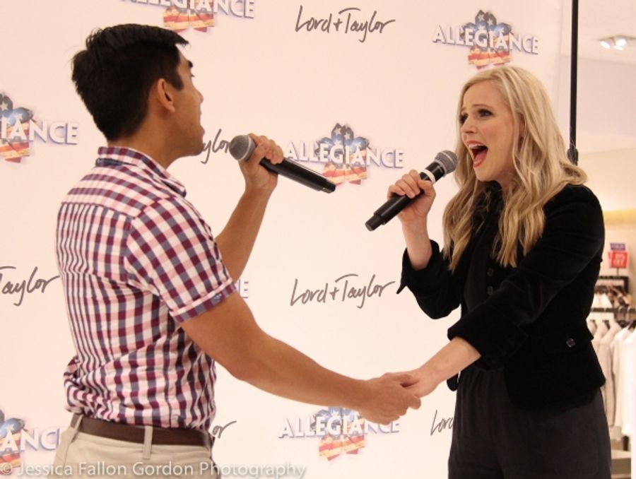 Photo Coverage: ALLEGIANCE Cast Spreads Holiday Cheer at Lord & Taylor! Image