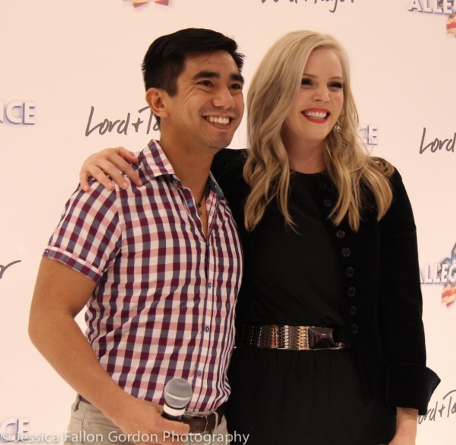 Photo Coverage: ALLEGIANCE Cast Spreads Holiday Cheer at Lord & Taylor! Image
