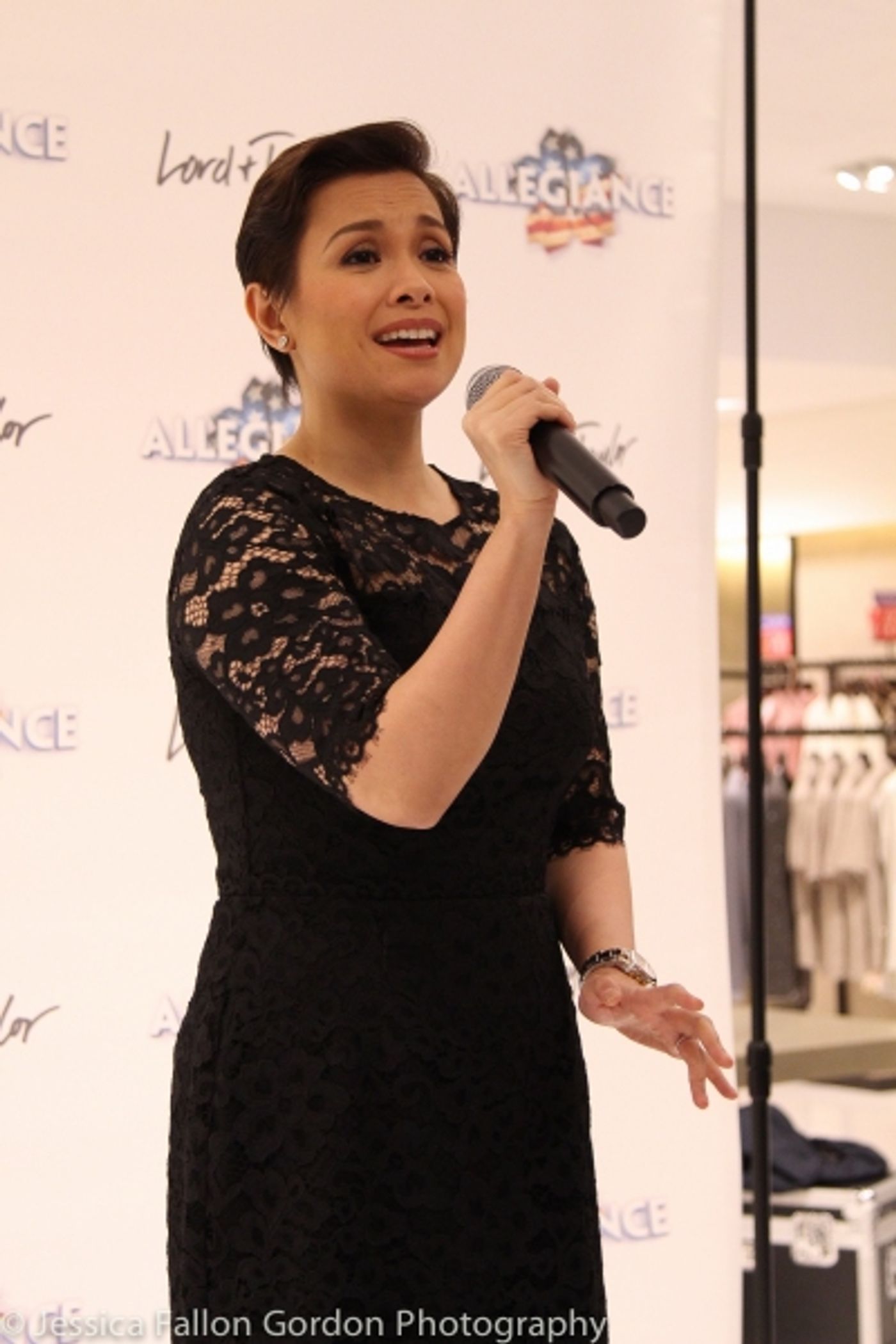 Photo Coverage: ALLEGIANCE Cast Spreads Holiday Cheer at Lord & Taylor!  Image