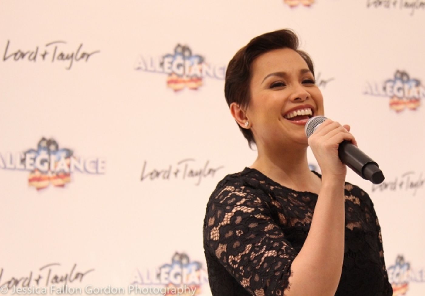 Photo Coverage: ALLEGIANCE Cast Spreads Holiday Cheer at Lord & Taylor!  Image