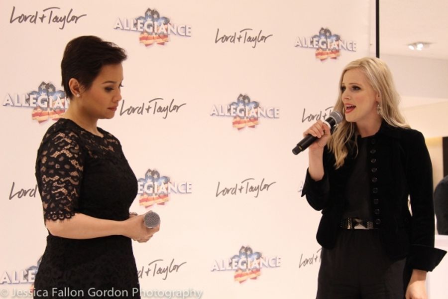 Photo Coverage: ALLEGIANCE Cast Spreads Holiday Cheer at Lord & Taylor! Image