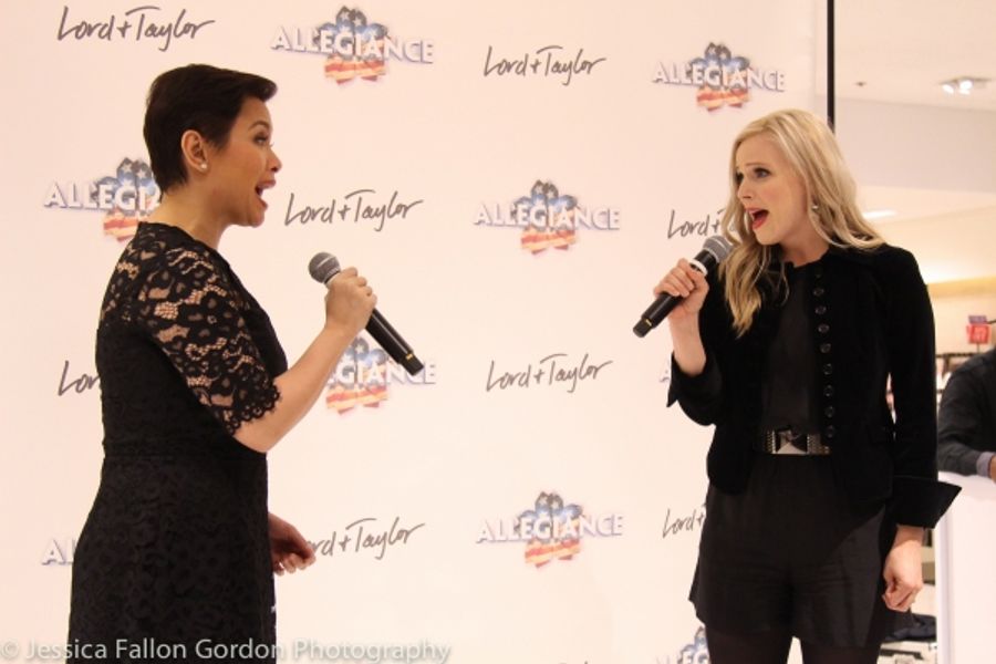 Photo Coverage: ALLEGIANCE Cast Spreads Holiday Cheer at Lord & Taylor! Image