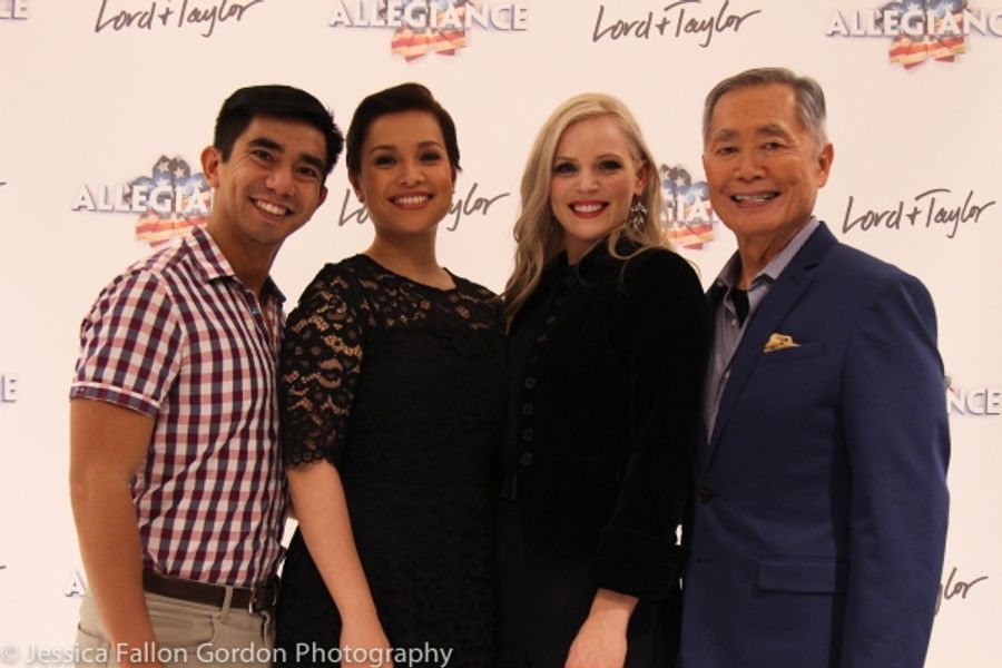 Photo Coverage: ALLEGIANCE Cast Spreads Holiday Cheer at Lord & Taylor! Image