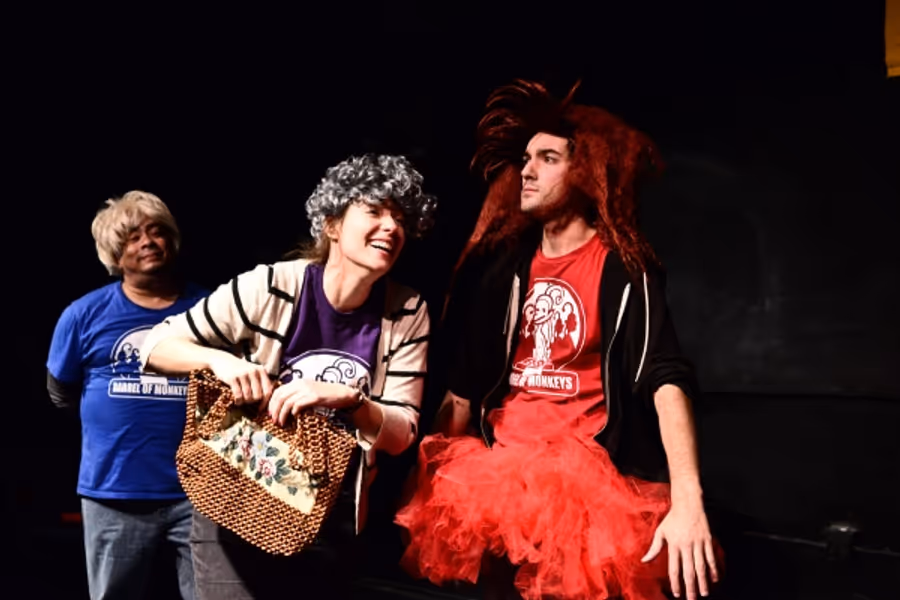 Photo Flash: Sneak Peek at Barrel of Monkeys' THAT'S WEIRD, GRANDMA: WINTER WONDERLAND MATINEES Image