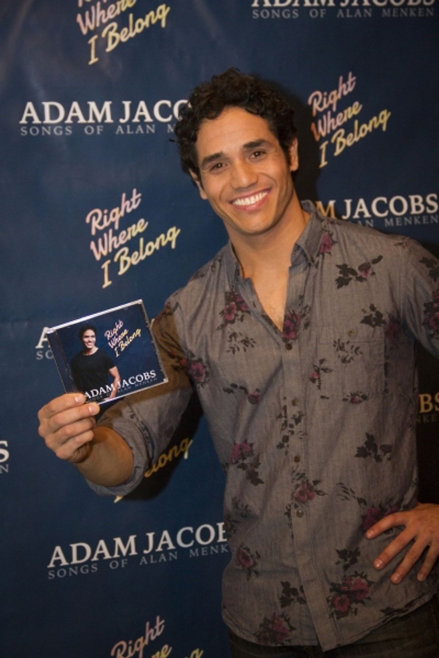 Photo Flash: Adam Jacobs Celebrates Release of New Album at New Amsterdam Theatre  Image
