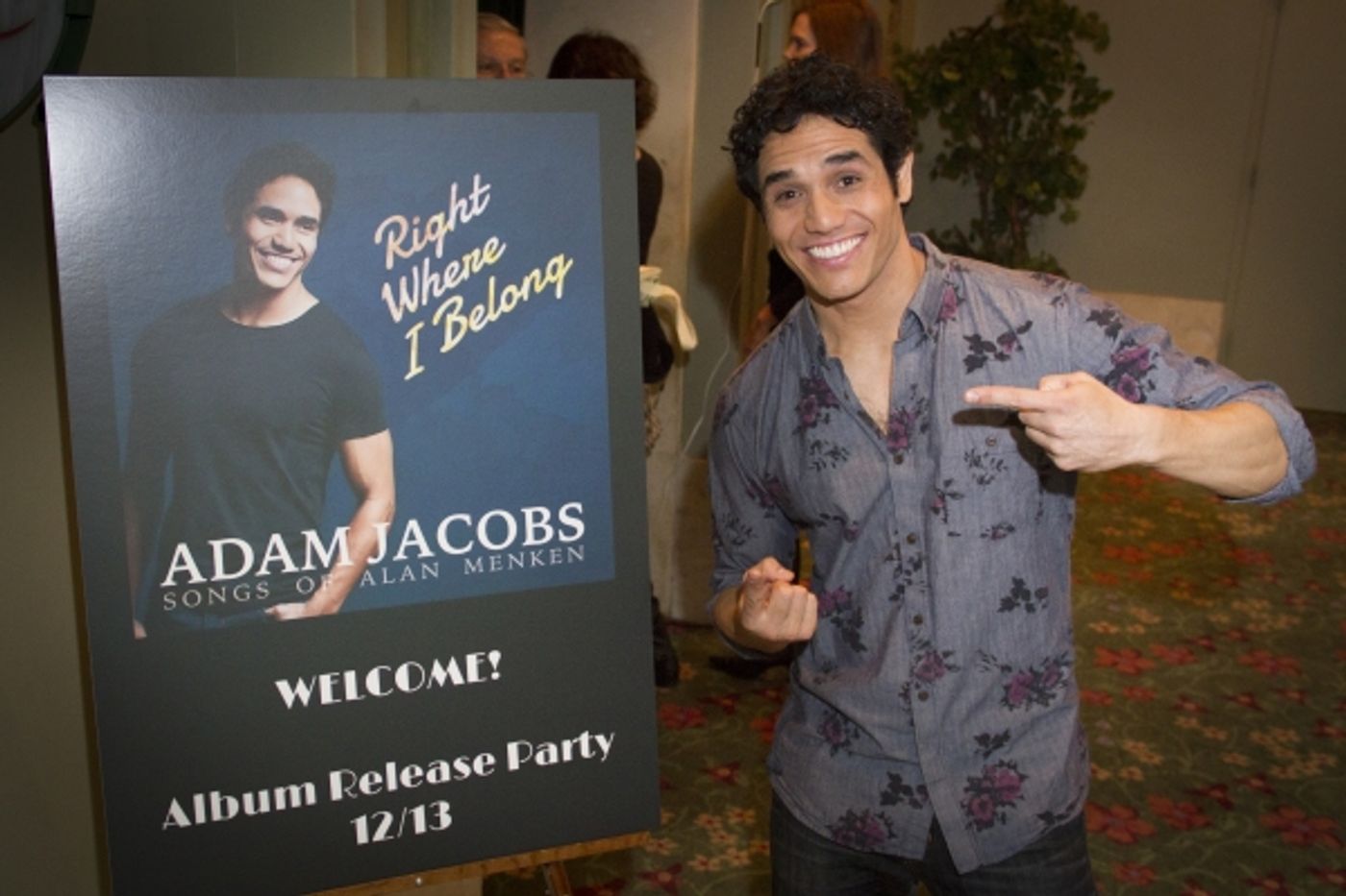 Photo Flash: Adam Jacobs Celebrates Release of New Album at New Amsterdam Theatre  Image