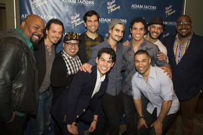Adam Jacobs & ALADDIN Company Photo