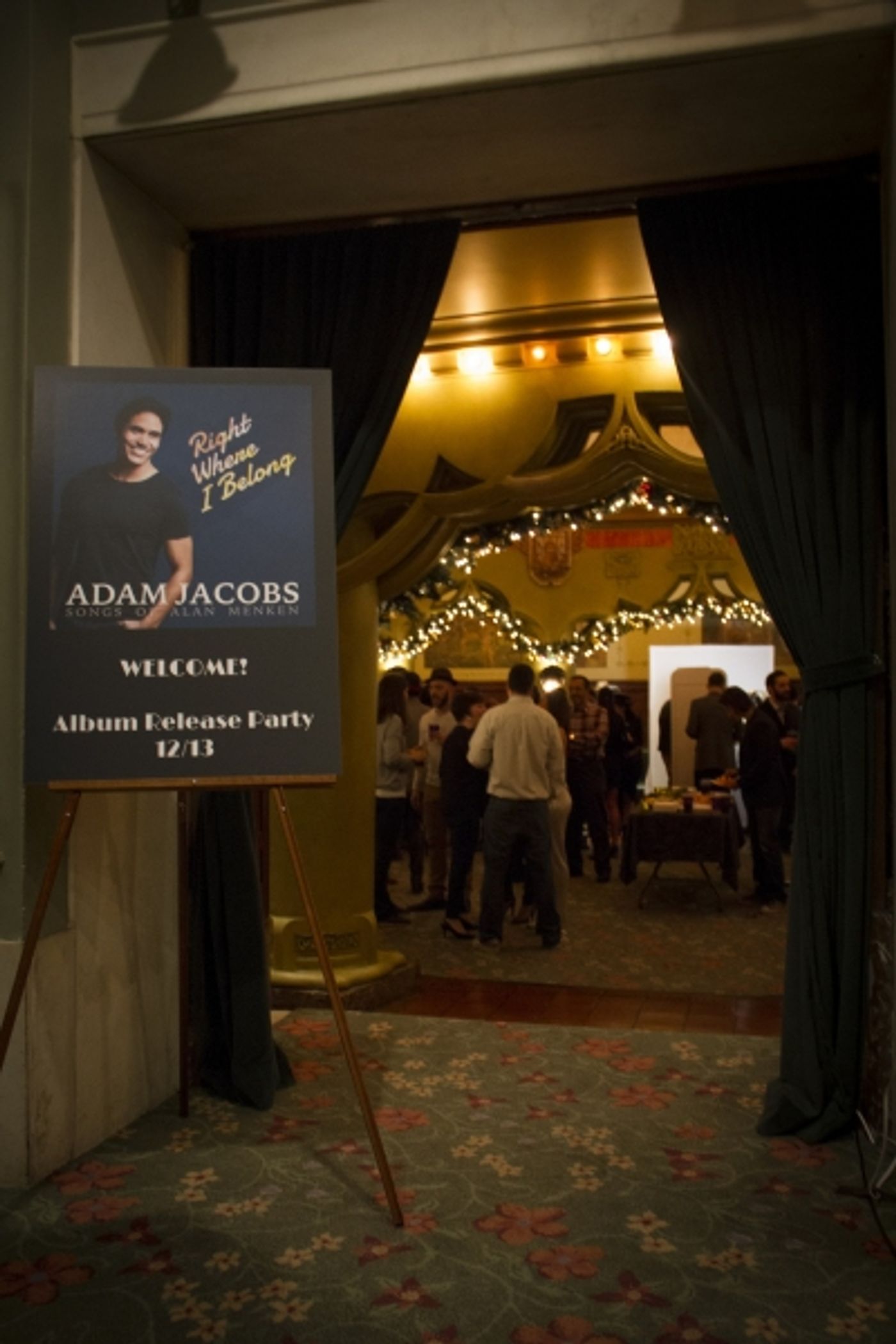 Photo Flash: Adam Jacobs Celebrates Release of New Album at New Amsterdam Theatre  Image