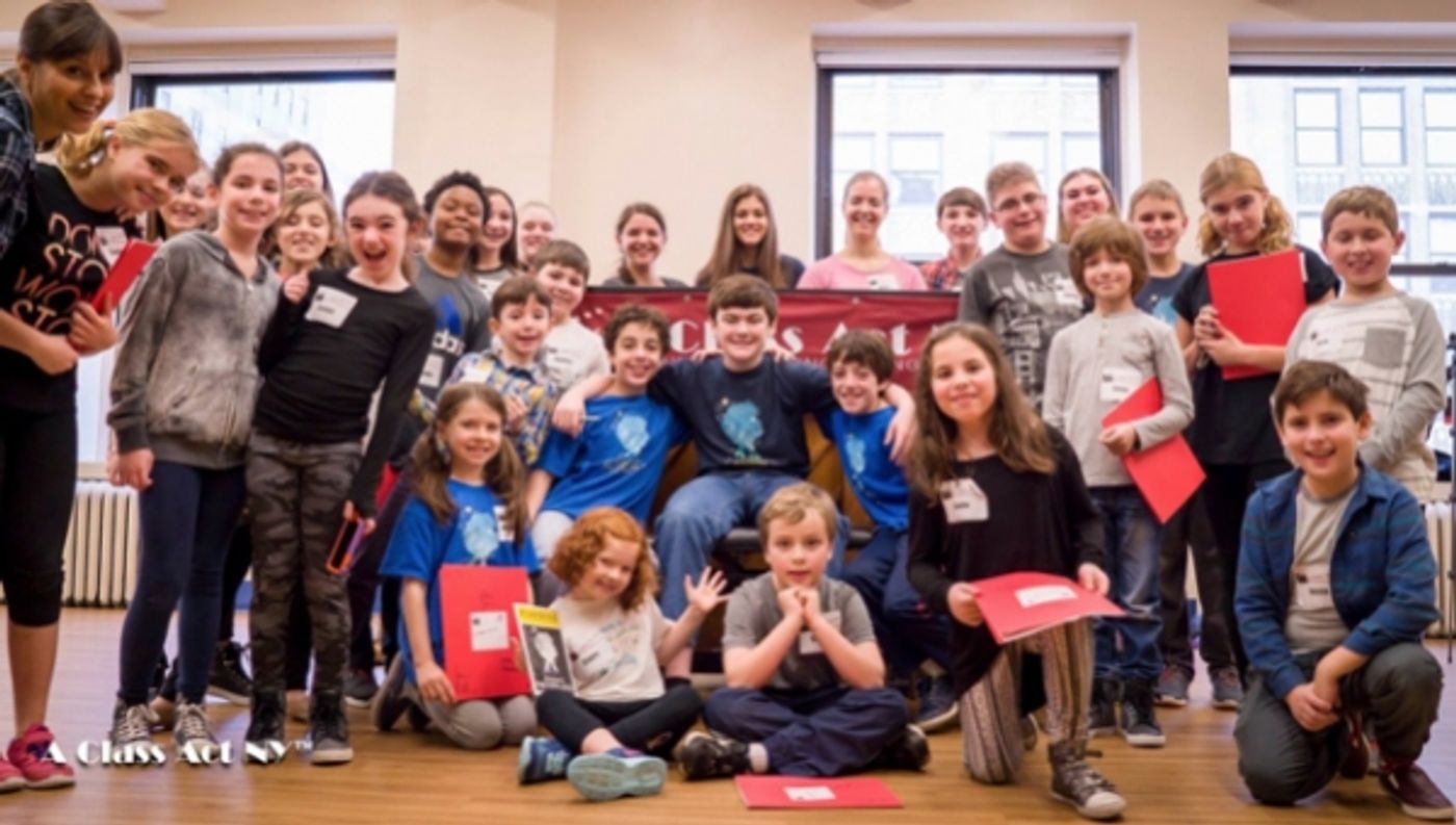 Photo Flash: Llewelyn Davies Boys of Broadway's FINDING NEVERLAND Teach Kids' Workshop in NYC  Image