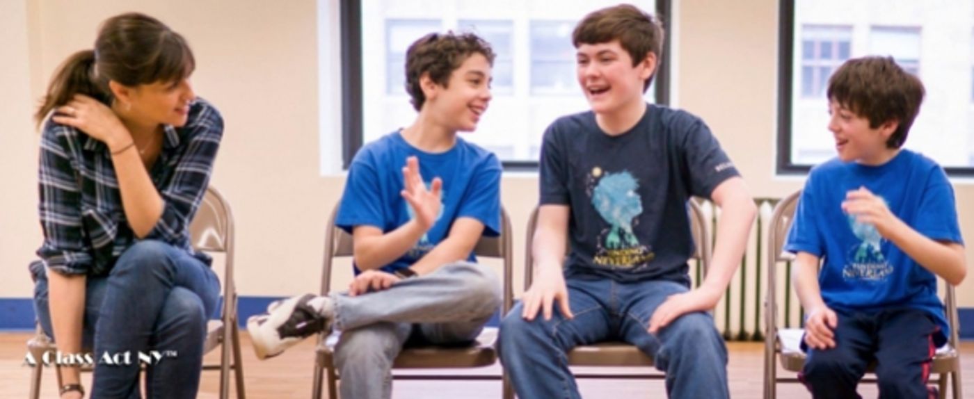 Photo Flash: Llewelyn Davies Boys of Broadway's FINDING NEVERLAND Teach Kids' Workshop in NYC  Image