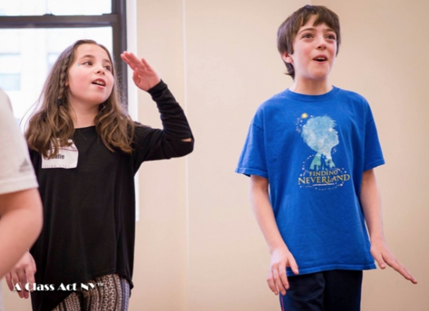 Photo Flash: Llewelyn Davies Boys of Broadway's FINDING NEVERLAND Teach Kids' Workshop in NYC  Image