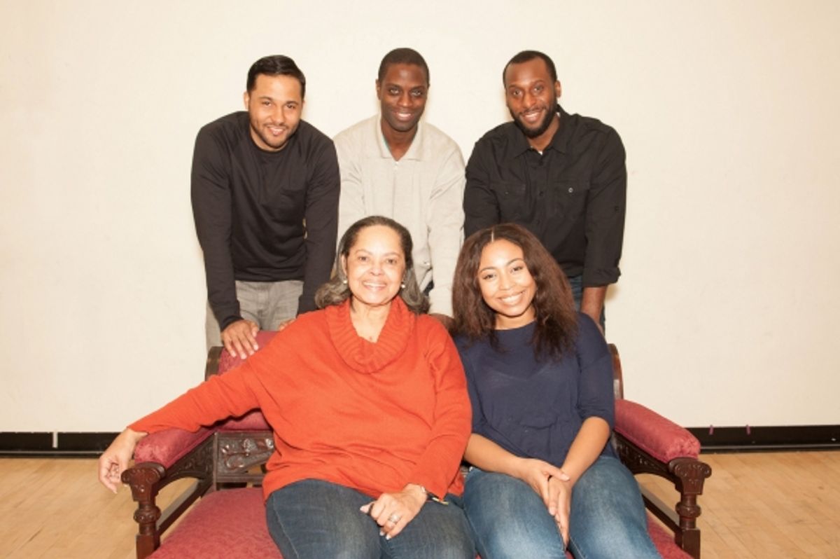 Front: Lynda Gravatt, Nikiya Mathis; Back: Jason Dirden, Adesola Osakalumi, Wendell B. Franklin at 