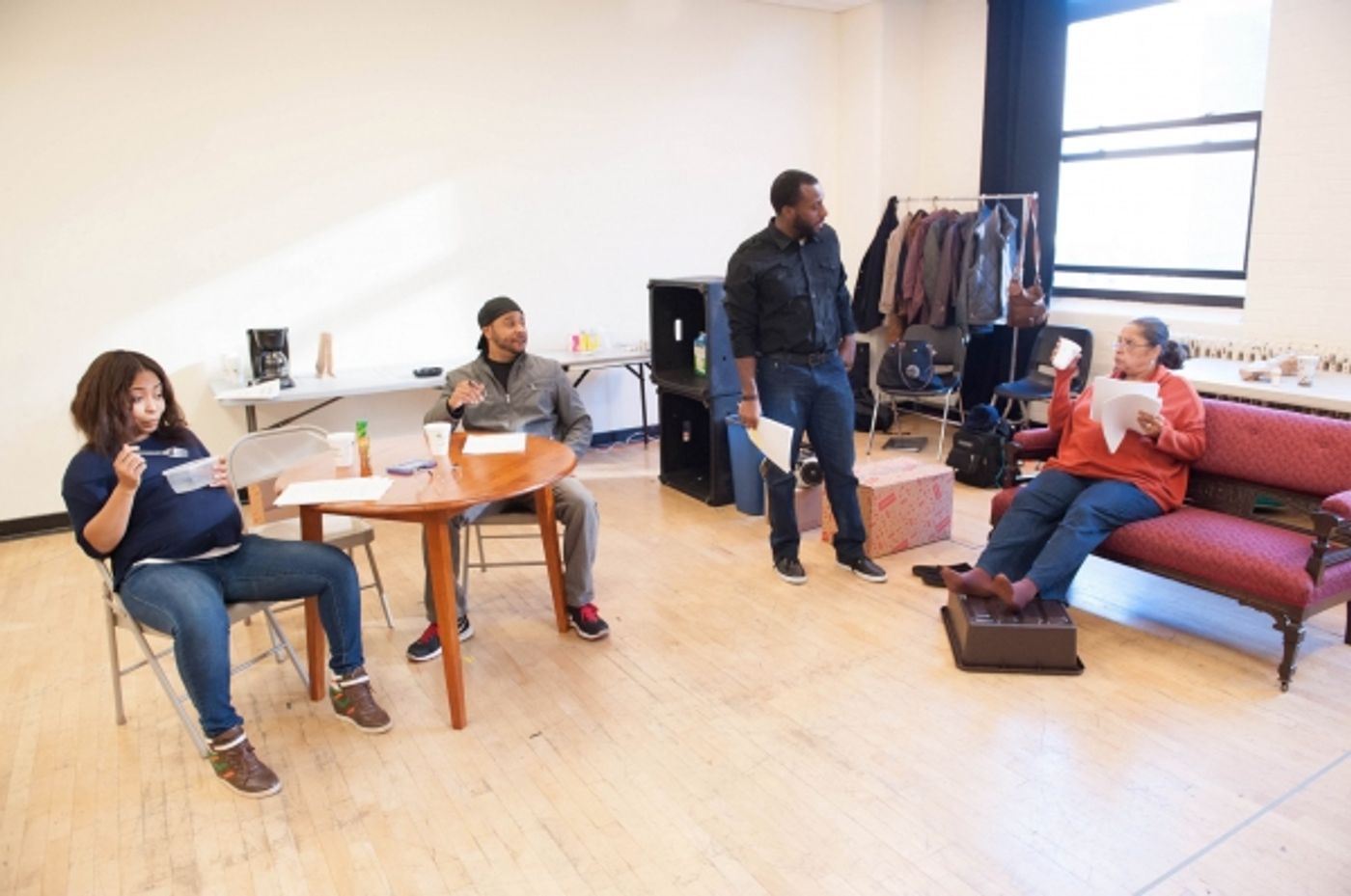 Photo Flash: In Rehearsal for Dominique Morisseau's SKELETON CREW at Atlantic Theater  Image