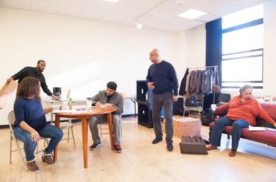 Nikiya Mathis, Wendell B. Franklin, Jason Dirden, Ruben Santiago-Hudson, Lynda Gravat Photo