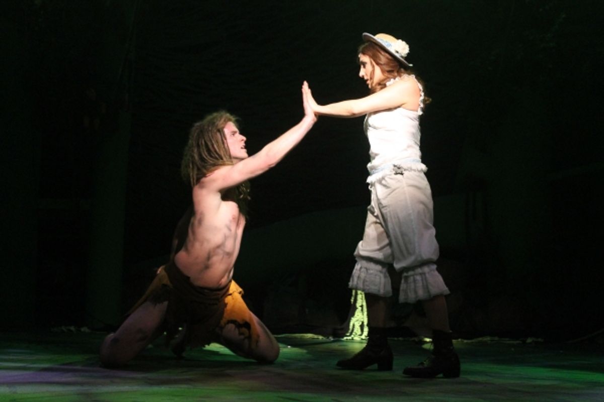 Chris Stevens (Tarzan) and Jenna Dallacco (Jane) at 