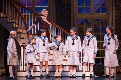 Kerstin Anderson as Maria and the Von Trapp children Photo